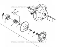 DRIVEN CLUTCH ASSEMBLY 6X6 350L W938739 (4924062406032A)