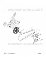 DRIVE TRAIN, DRIVEN SPROCKET, BELT AND GUARD