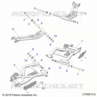 REAR SUSPENSION CONTROL ARMS