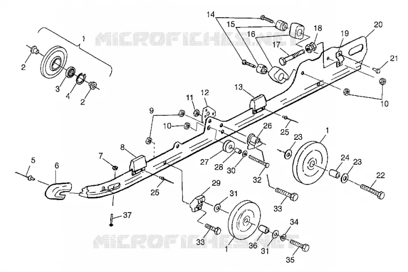 RAIL MOUNTING (SUSPENSION)