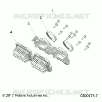 ENGINE, REED VALVE AND THROTTLE BODY ADAPTOR