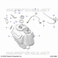 FUEL SYSTEM, FUEL TANK ASM.