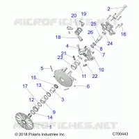 DRIVE TRAIN, PRIMARY CLUTCH