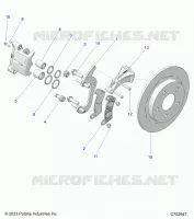 BRAKES, REAR CALIPER