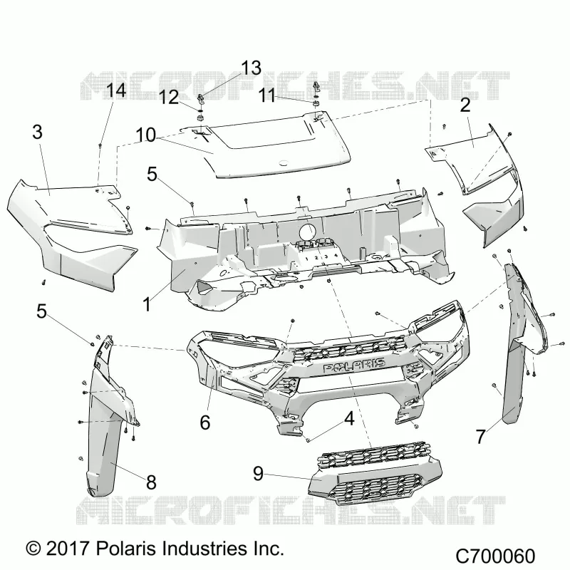 HOOD AND FRONT FACIA