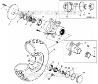 FRONT WHEEL SPORTSMAN 500 W969244 AND SWEDISH SPORTSMAN 500 S969244 (4936093609B006)
