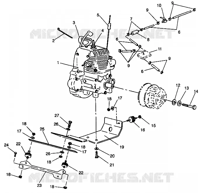 ENGINE MOUNTING STARLITE GT 0943127 (49250125010024)