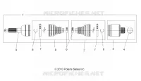 DRIVE TRAIN, MID DRIVE SHAFT