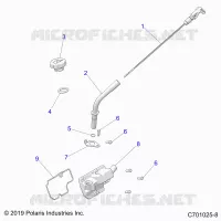 ENGINE, OIL DIPSTICK AND BREATHER
