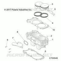 CYLINDER AND PISTON