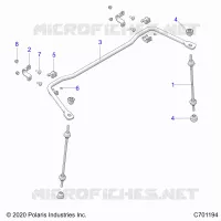 SUSPENSION, REAR STABILIZER BAR