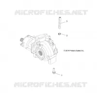 DRIVE TRAIN, GEARCASE MOUNTING, FRONT