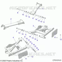 REAR SUSPENSION CONTROL ARMS