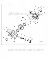 DRIVE TRAIN, REAR GEARCASE INTERNALS