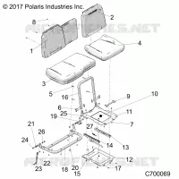 SEAT ASM. AND SLIDER