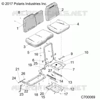 SEAT ASM. AND SLIDER