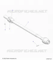 DRIVE TRAIN, FRONT PROP SHAFT
