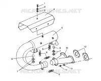 EXHAUST SYSTEM LITE/0933433 AND  LITE DELUXE/0933431 (4922972297023A)