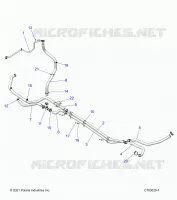 COOLING ROUTING, ENGINE