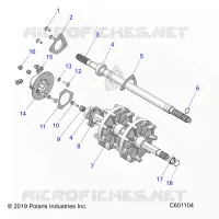 DRIVE TRAIN, JACKSHAFT AND DRIVE SHAFT