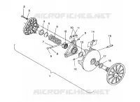 DRIVE CLUTCH ASSEMBLY 440 XCR / 0931760 (4923022302023A)