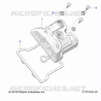 ENGINE, VALVE COVER
