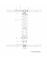 SUSPENSION, REAR SHOCK TRACK (7043994)
