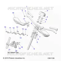 UPPER STEERING & HANDLEBAR ASM.