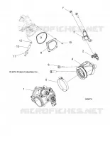 ENGINE, THROTTLE BODY AND FUEL RAIL