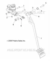 BRAKES, PEDAL AND MASTER CYLINDER MOUNTING