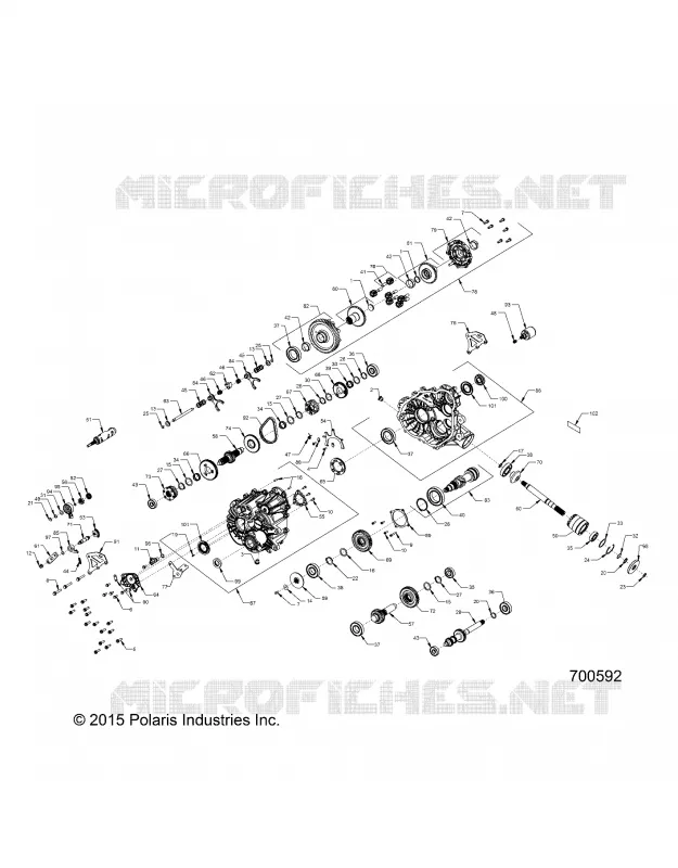 DRIVE TRAIN, MAIN GEARCASE