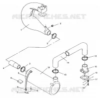 EXHAUST SYSTEM SLT 750 B944170 (4925942594014A)