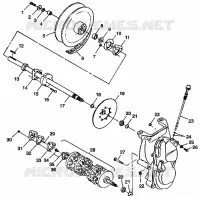 DRIVE TRAIN 700 XCR 0985678(A) AND EUROPEAN 700 XCR E985678 (4943114311B008)