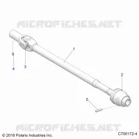 DRIVE TRAIN, FRONT PROP SHAFT
