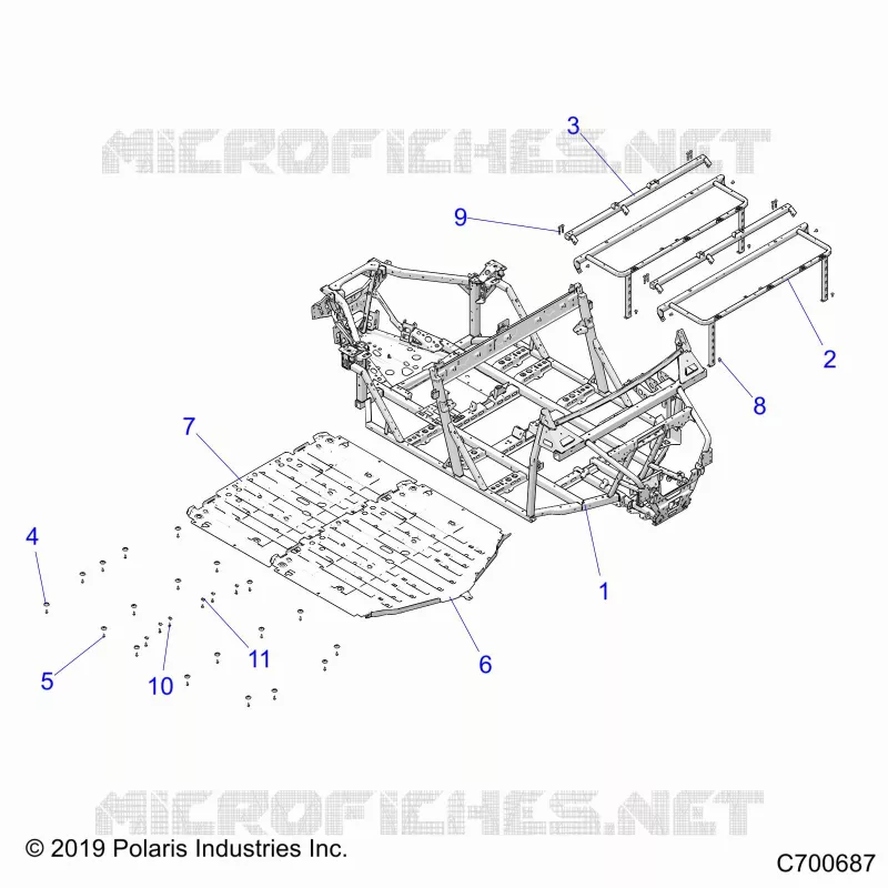 CHASSIS, MAIN FRAME