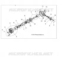 DRIVE TRAIN, FRONT GEARCASE INTERNALS