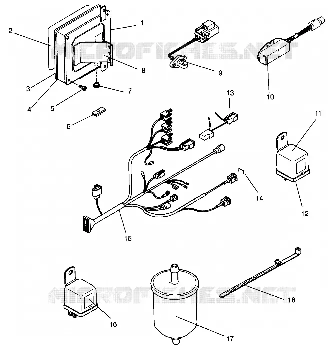 EFI PARTS RXL 0940768 AND RXL TOURING 0940869 (4925062506049A)
