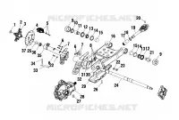 SWING ARM/REAR GEARCASE MOUNTING