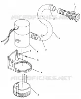 BILGE PUMP SL 780 B964087 AND INTL. SL 780 I964087 (4935523552B009)