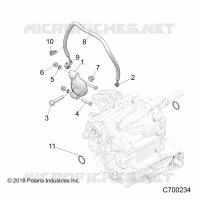 DRIVE TRAIN, MAIN GEARCASE MOUNTING