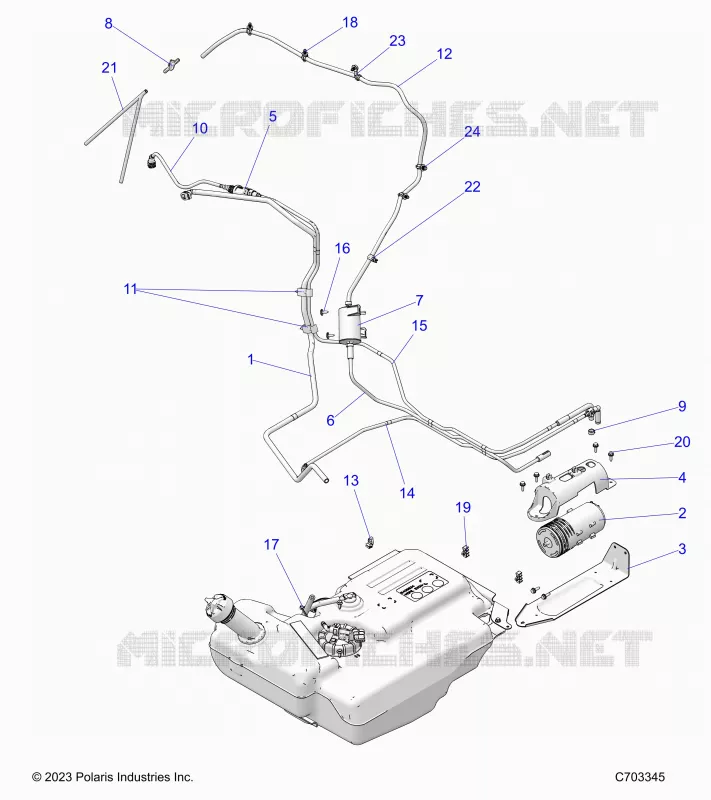 FUEL SYSTEM, LINES, EVAP