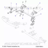 SUSPENSION, FRONT STABILIZER BAR