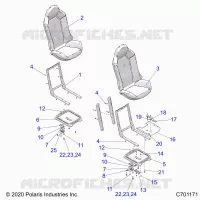 SEAT ASM. AND SLIDER