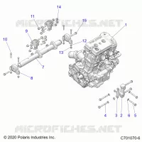 ENGINE, MOUNTING