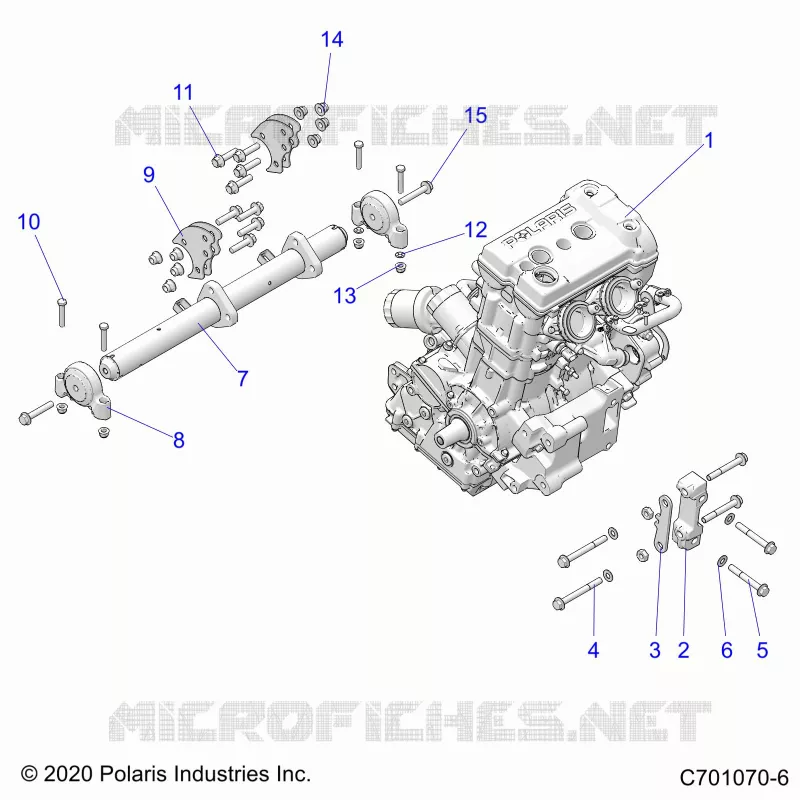 ENGINE, MOUNTING