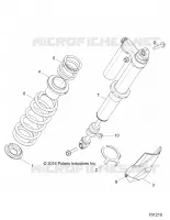 REAR SUSPENSION SHOCK MOUNTING