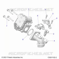 ENGINE, THROTTLE BODY AND FUEL RAIL