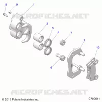 BRAKES, REAR CALIPER