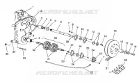 TRACK AND DRIVE SHAFT ASSEMBLY WIDETRAK GT / X932061 (4924722472015A)