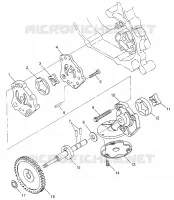 OIL PUMP  XPLORER 500 W97CD50A (4941354135D011)